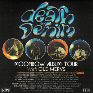Perth band, Death by Denim, Tour poster